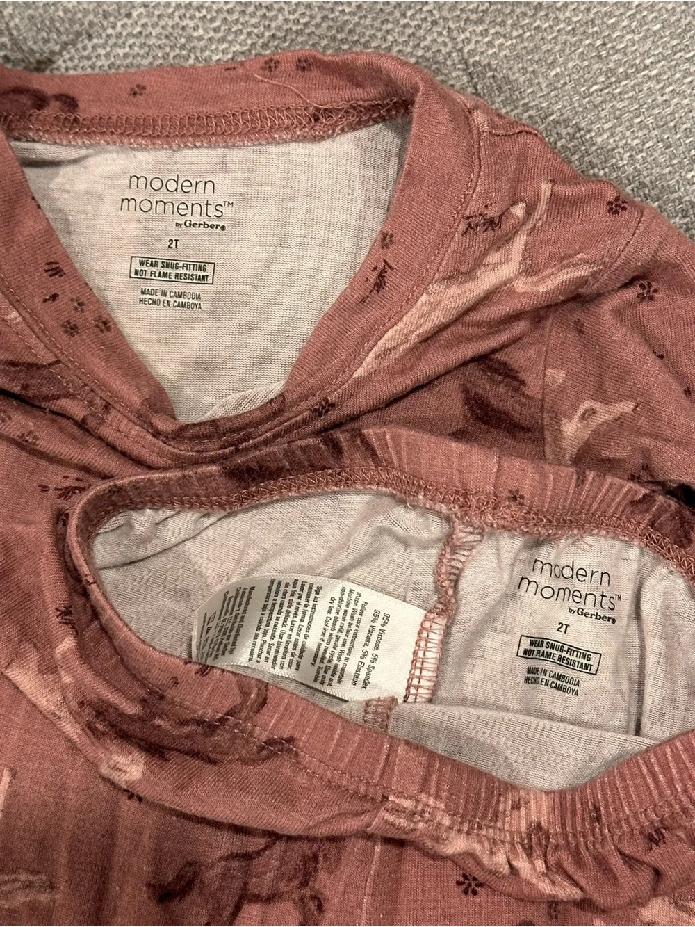 Modern Moments Horse Pajama Set